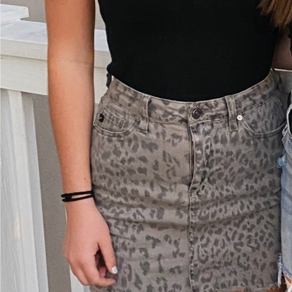 Leopard Print Skirt
